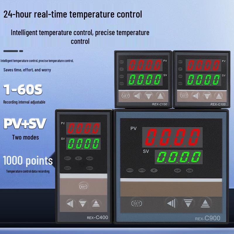 Digital Display Intelligent Temperature Controller REX-C100/PID Automatic Controller REX-C400/REX-C700