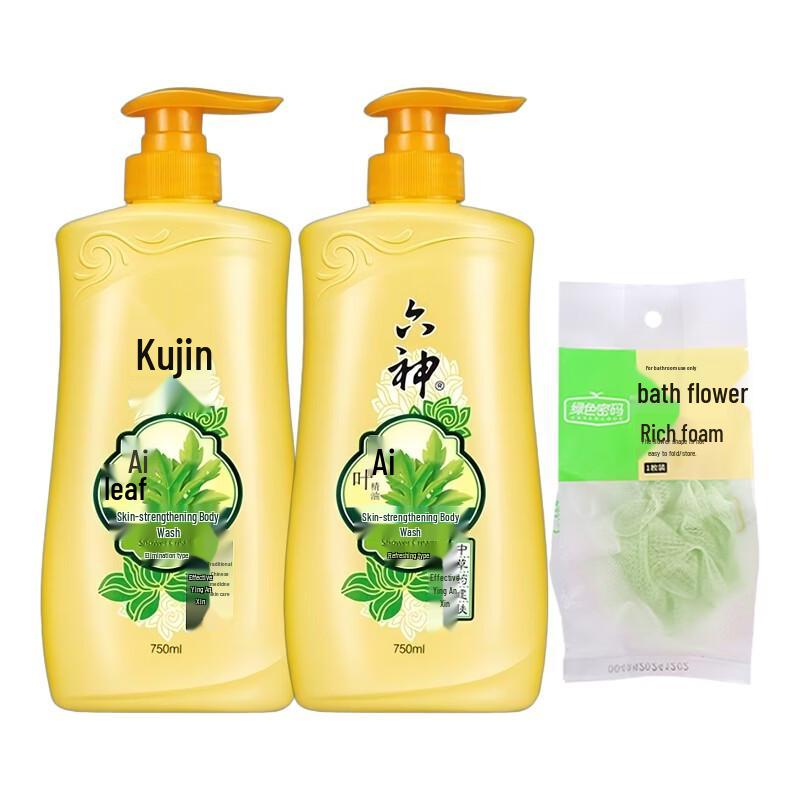 Liushin Mugwort Cooling Shower Gel