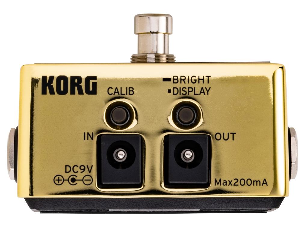 KORG Pitchblack X Pedal Tuner for Limited Edition Cent High Ultra True DC Strobe Gold Guitar/Bass, Color, ±0.1 Accuracy, Buffer, Bypass, Out, Tuning,