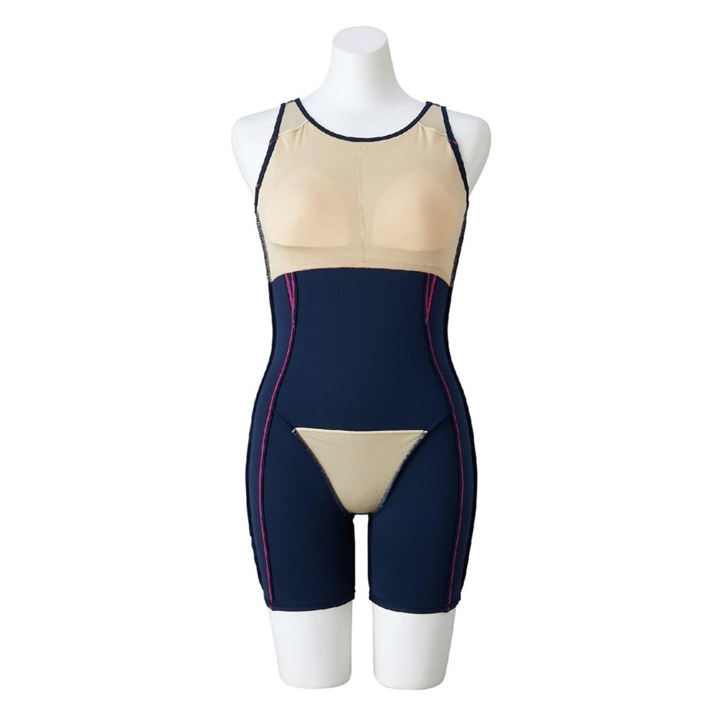 Mizuno Basic Competitive and Fitness N2GDC14 Swimsuit, Women's All-in-One,
