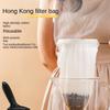 Kitchen Supplies Steel Ring Filter Bag Reusable Coffee Machine Drip Filter Bags