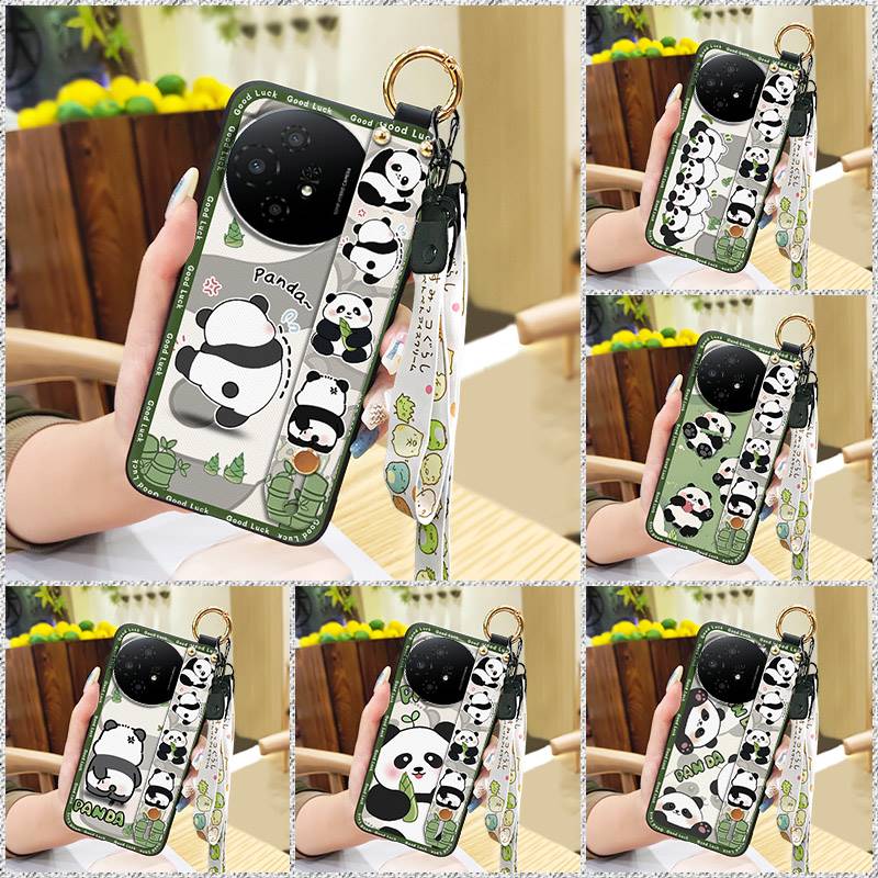 Back Cover Protective Phone Case For TCL 50 Nxtpaper 5G/50Pro Nxtpaper 5G Lanyard Anti-dust Fashion Design Silicone Ring