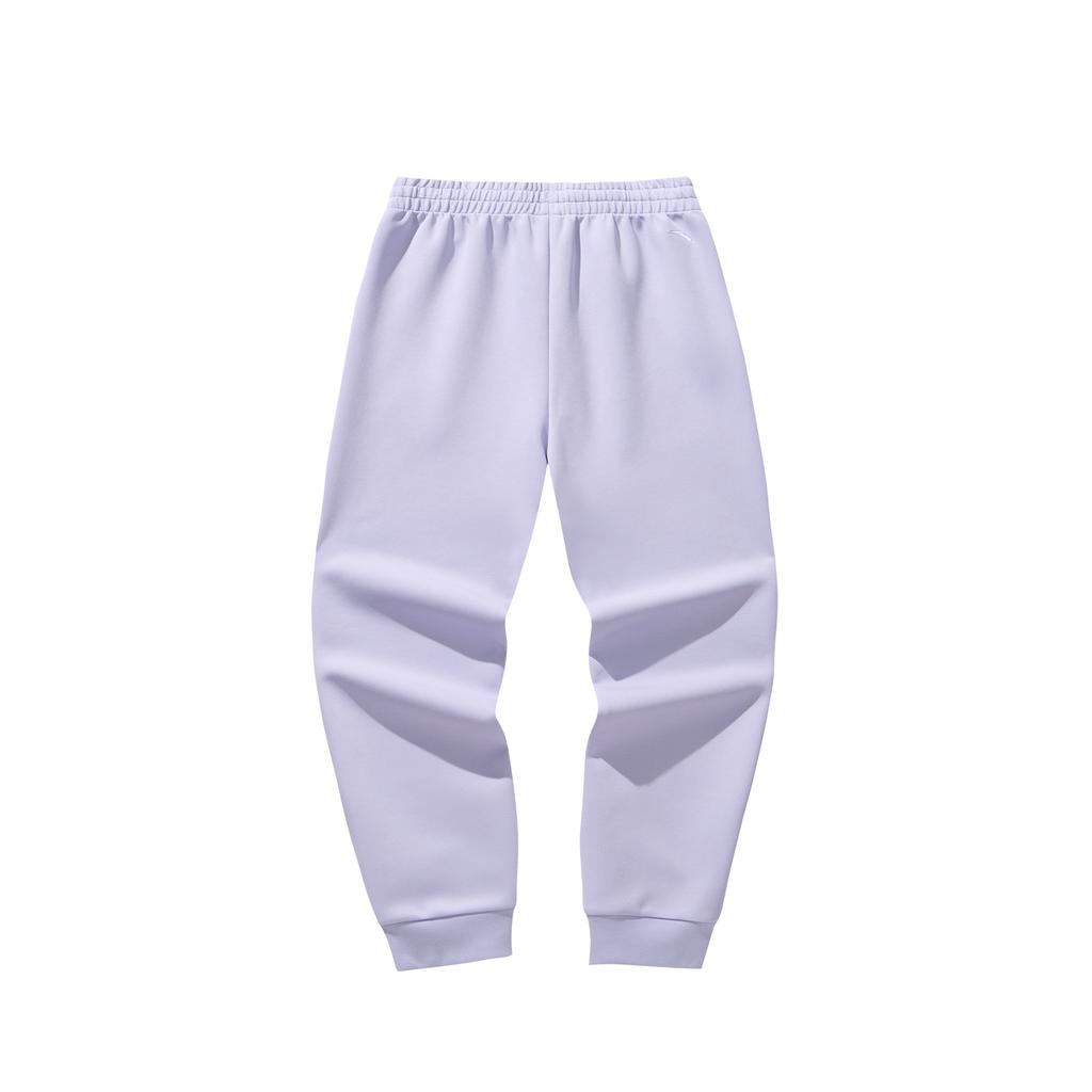 Anta Travel Comprehensive Training Series Womens Long Pants Spring Womens Knitted Sports Pants Women Bottoms Mist 962617307-2