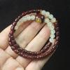 5mm Blood Sandalwood Double Layer Bracelet Minimalist Literary Prayer Beads Ornament