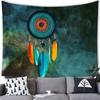 Bohemian Dream Catcher Tapestry Psychedelic Feathers Occult Decor Bedroom Hippie Wall Carpet Beach Towel Decoration for Home
