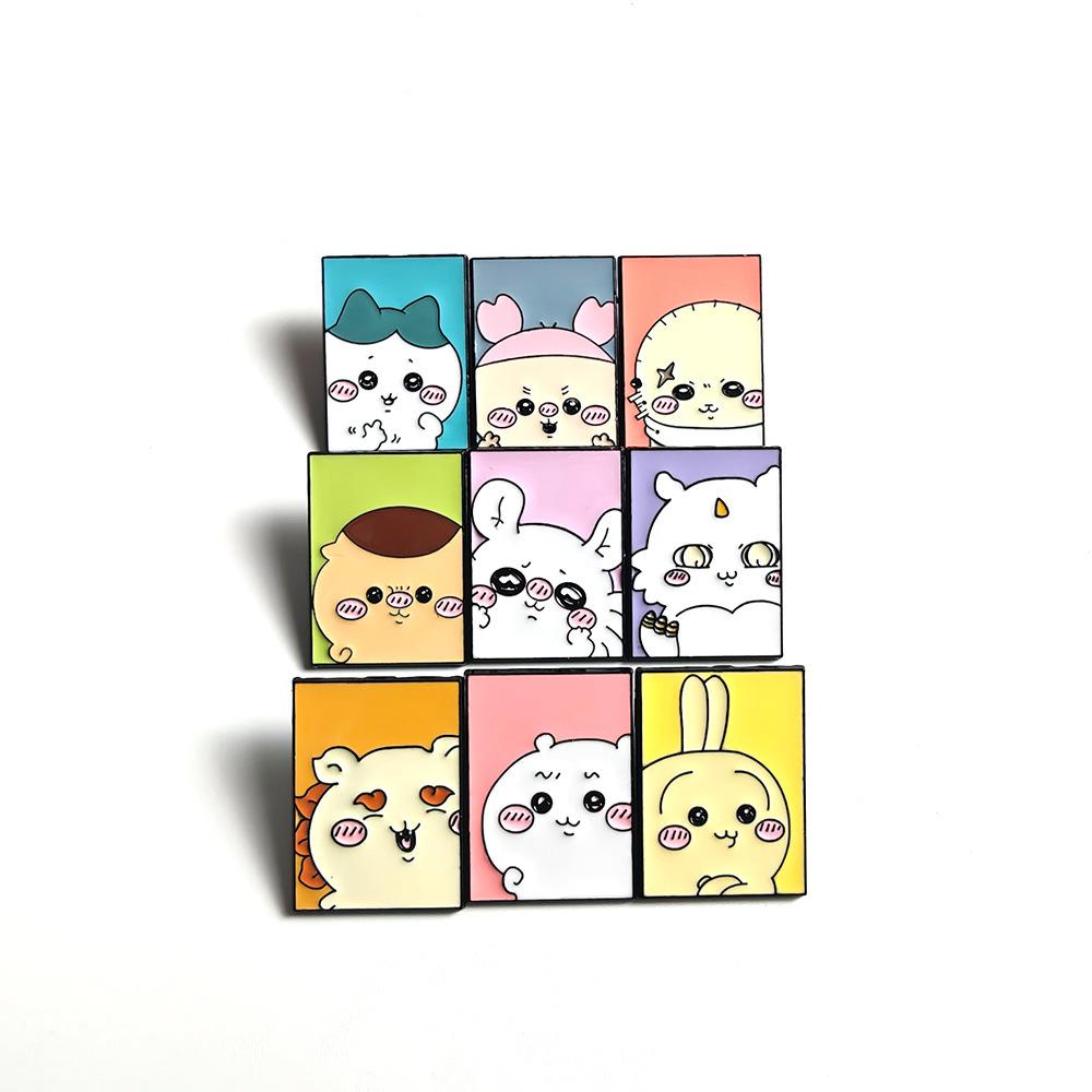 1 Set New Chiikawa Kiikawa Badge Cute Cartoon Usagi Anime Badge Japanese Anime Brooch Y2k Fashion Toy Anime Cartoon Frind Kawaii