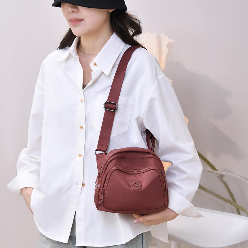Women's Crossbody Bag Nylon Shell Bag Lightweight Shoulder Bag