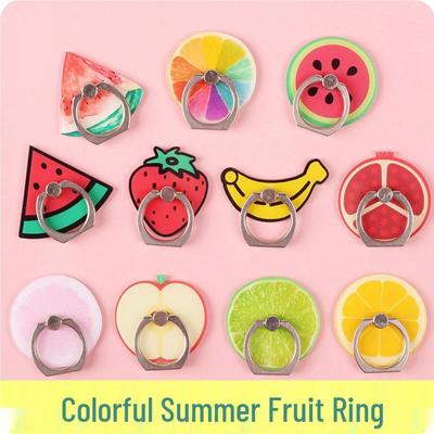 Lemon Cartoon Fruit Phone Stand and Ring Holder