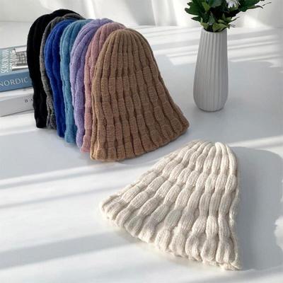 Dicker Wollpullover-Zwilling mit Prägemuster für Damen