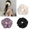 Fashion Extra Large Satins Hair Ties  Oversize Hair Band Hair Scrunchie Ponytail Holders Elastic Hair Accessories