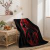 Cartoon Day Man Series Flannel Blanket 2D Printed Sofa Blanket Thickened Blanket
