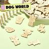 Wooden Painted Animal Slices: Educational Creative Craft for Kids