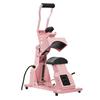 Máquina de Prensa Térmica para Chapéus Prensa para Bonés com 4 Placas para HTV Rosa