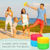 Hiboom Kids Flying Discs 3.4 Inch Mini Classic Flying Disks Bulk Soft Flyer Toy for Outdoor Pets Dog Yard Lawn Games Party Kindergarten Teaching