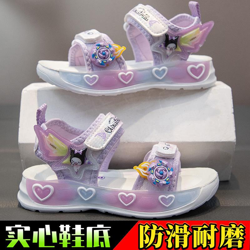 2026 new summer soft-soled sports sandals foreign-style cute girl princess shoes