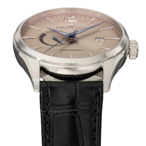 HAMILTON Men's JAZZMASTER Watch H89545721 Automatic, 50M Water Resistant, Sapphire Crystal, Beige Dial, Stainless Steel