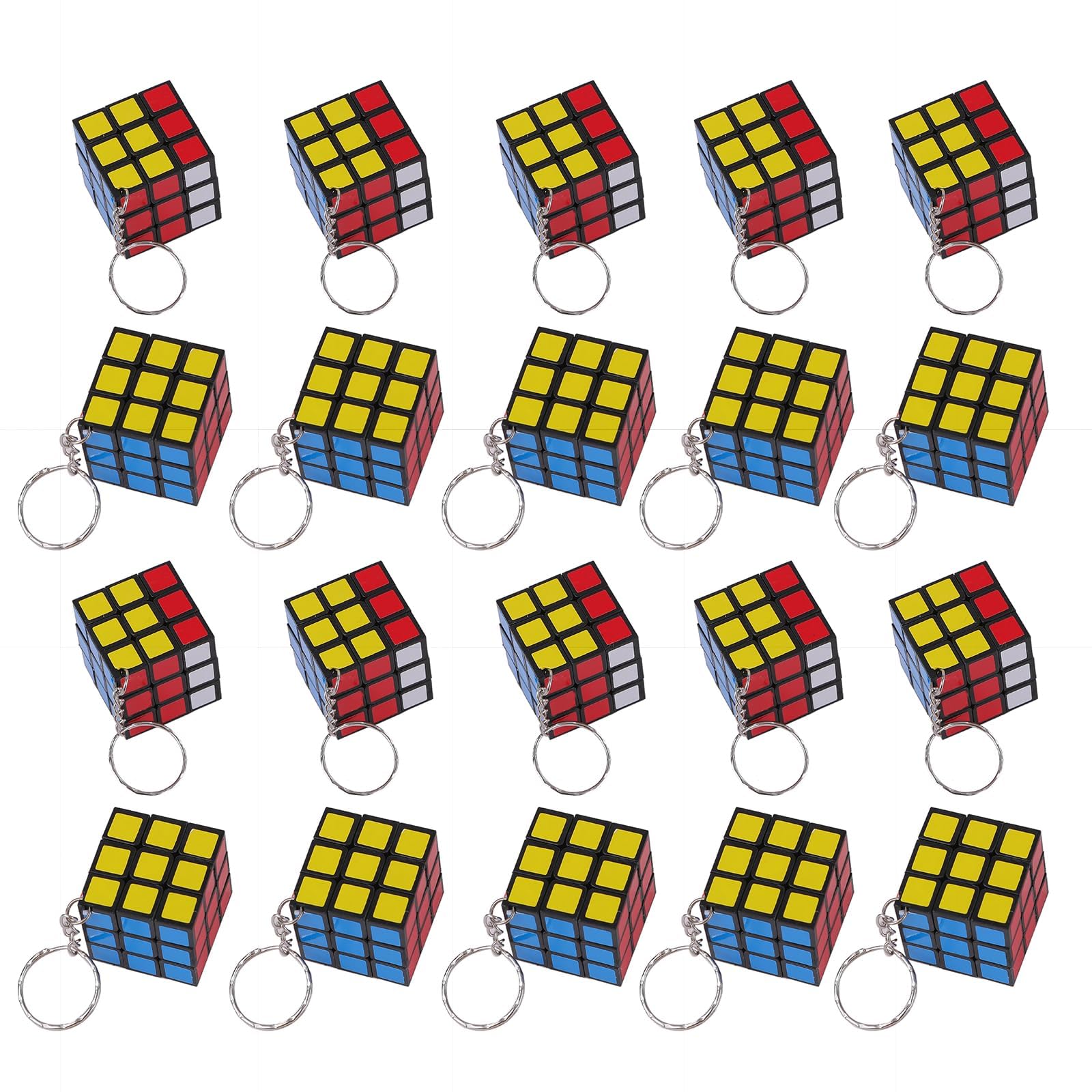 Брелоки-мини-кубики Pure Seek, Набор из 48 штук, 3D-головоломка, Приз, Брелок-мини-кубик