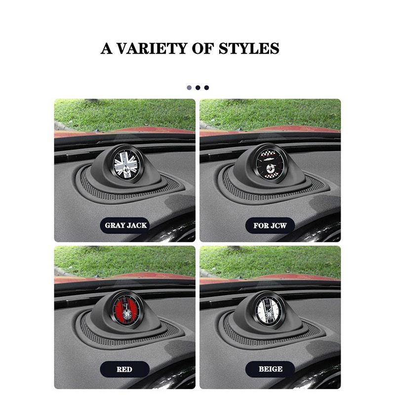 BLG1 Car Clock Ornament For Mini Cooper One S F54 F55 F56 F57 For JCW Dashboard Interior Watch Cover Auto Accessories Decoration