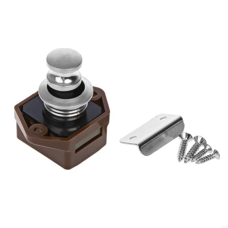 2025 New Push Button Catch Lock Drawer Door Keyless for Latch Knob for Catamaran for Camp