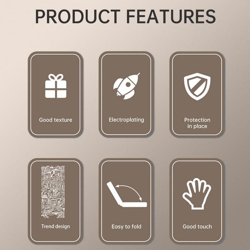 Mechine Circuit Pattern Plating Case For Samsung Galaxy Z Flip 8 7 FE 6 5 4 3 Hinge Protection Anti-drop Cover For Samsung Z Flip8 Flip7 Flip6