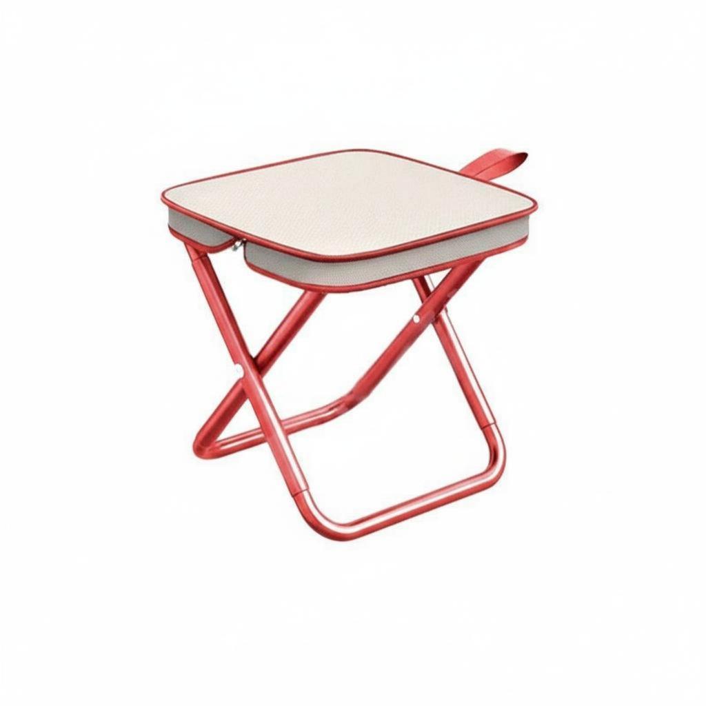 Portable Folding Stool Space-Saving Foldable Design Folding Camp Stool Mini Fishing Chair Sturdy Oxford Material For Campers