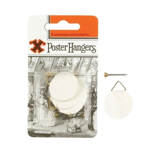 X Poster Hangers White 6pk
