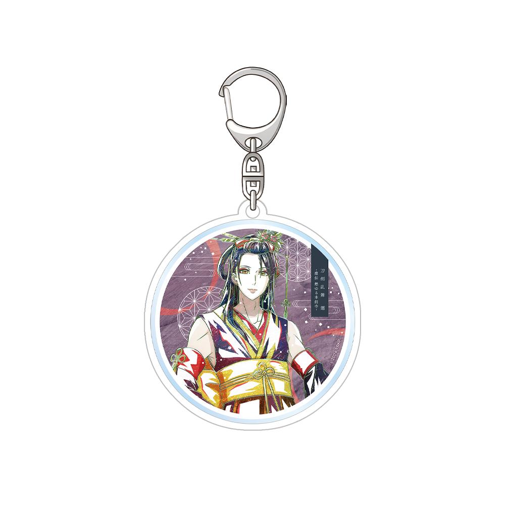 

Touken Ranbu Souzasamonji Heshikiri Hasebe Kashuu Kiyomitsu yamatonokami yasusada Official HD Acrylic Keychain Bag pendant Gifts 6 cm