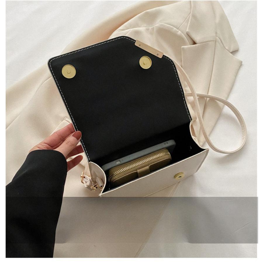 New Fashion Rhombus Quilted Faux Leather Shoulder Bag for Women Korean Style Chain Crossbody Square Purse