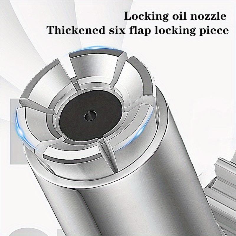 Heavy Duty Grease Coupler: Quick Release, High Pressure. Leak-proof, Lock Pliers Design, New Lubrication Tip. Ideal for Grease Guns. Perfect for Mecha