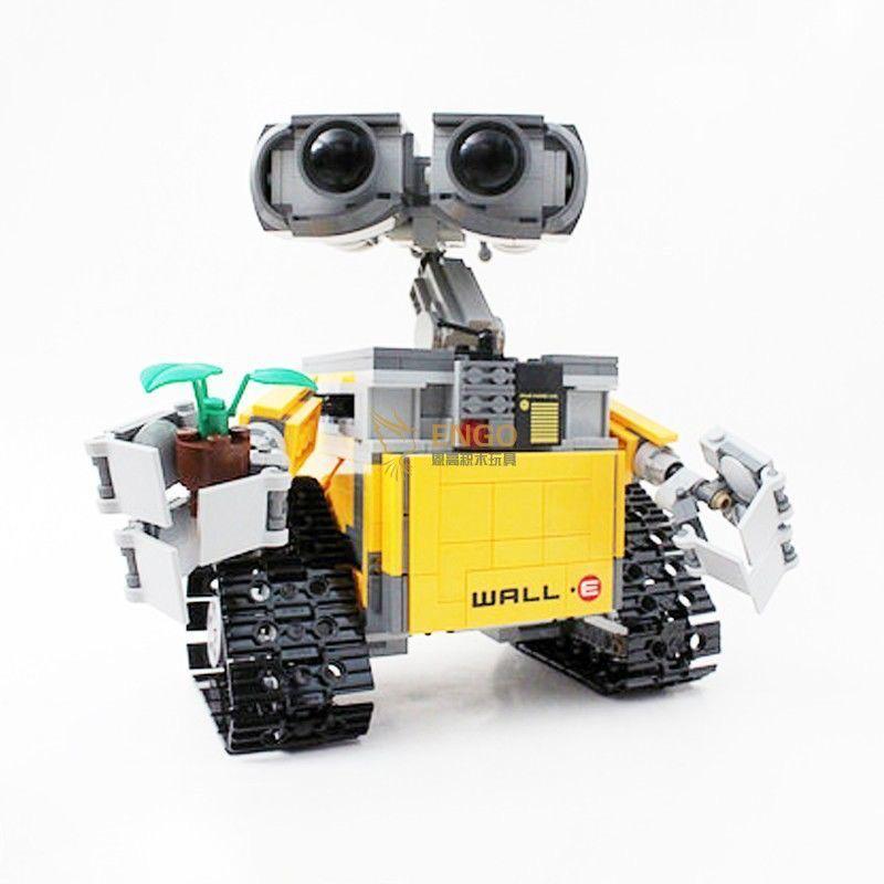 Programmable Remote Control WALL-E Robot Building Kit, 676 Pieces