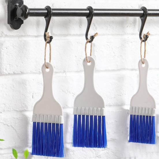 

3/6 шт. Щітка для чищення конденсатора кондиціонера з ергономічною ручкою Портативна багатоцільова щітка для чищення котушок холодильника 3pcs коричневий