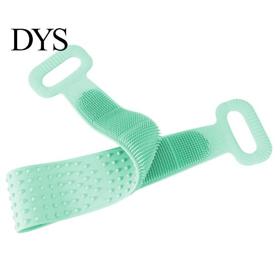 Heavy Duty Back Washer for Shower Silicone Scrubber with Dual Handles, Double Sided Exfoliating Bath Towel, Ergonomic Body Brush Handles Skin Care And