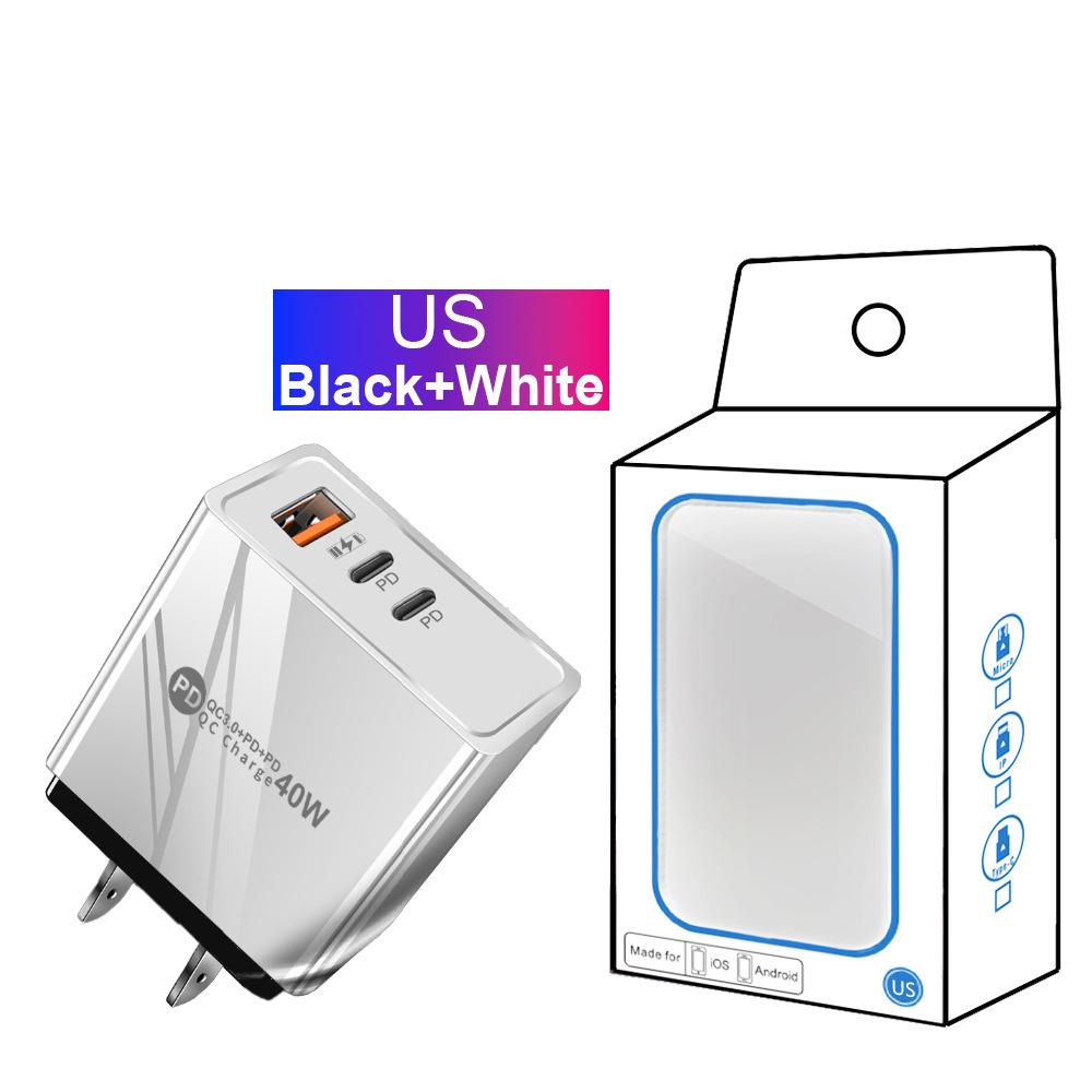 Universal Charger for US, EU, UK Standards - Original 1U+2PD Power Adapter
