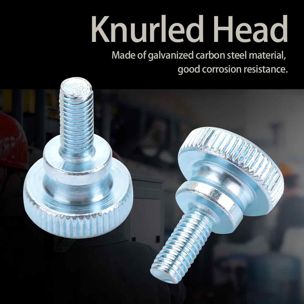 50pcs Adjustable Step Double Handle High Head Knurled Screw M5*30