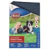 TRIXIE Plaid d'extérieur Insect Shield® - 100x70 cm - Bleu foncé - antiparasitaire - Pour chien