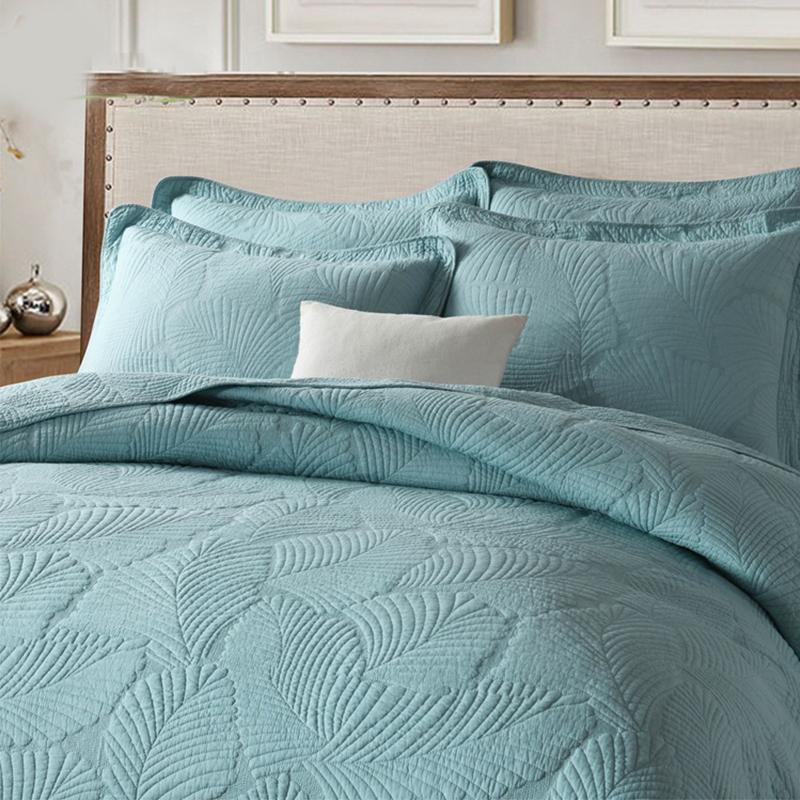 Rungrape Solid Quilted Cotton Bedspread On The Bed Double Queen King Size Bed Cover Quilts Bed Linen Summer Bed Spread Clothes