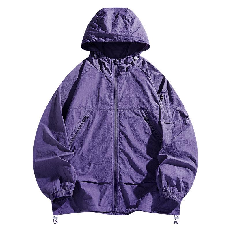 UPF50+ Lightweight Anti-UV Ice Silk Sun Protection Jacket for Outdoor Summer Activities