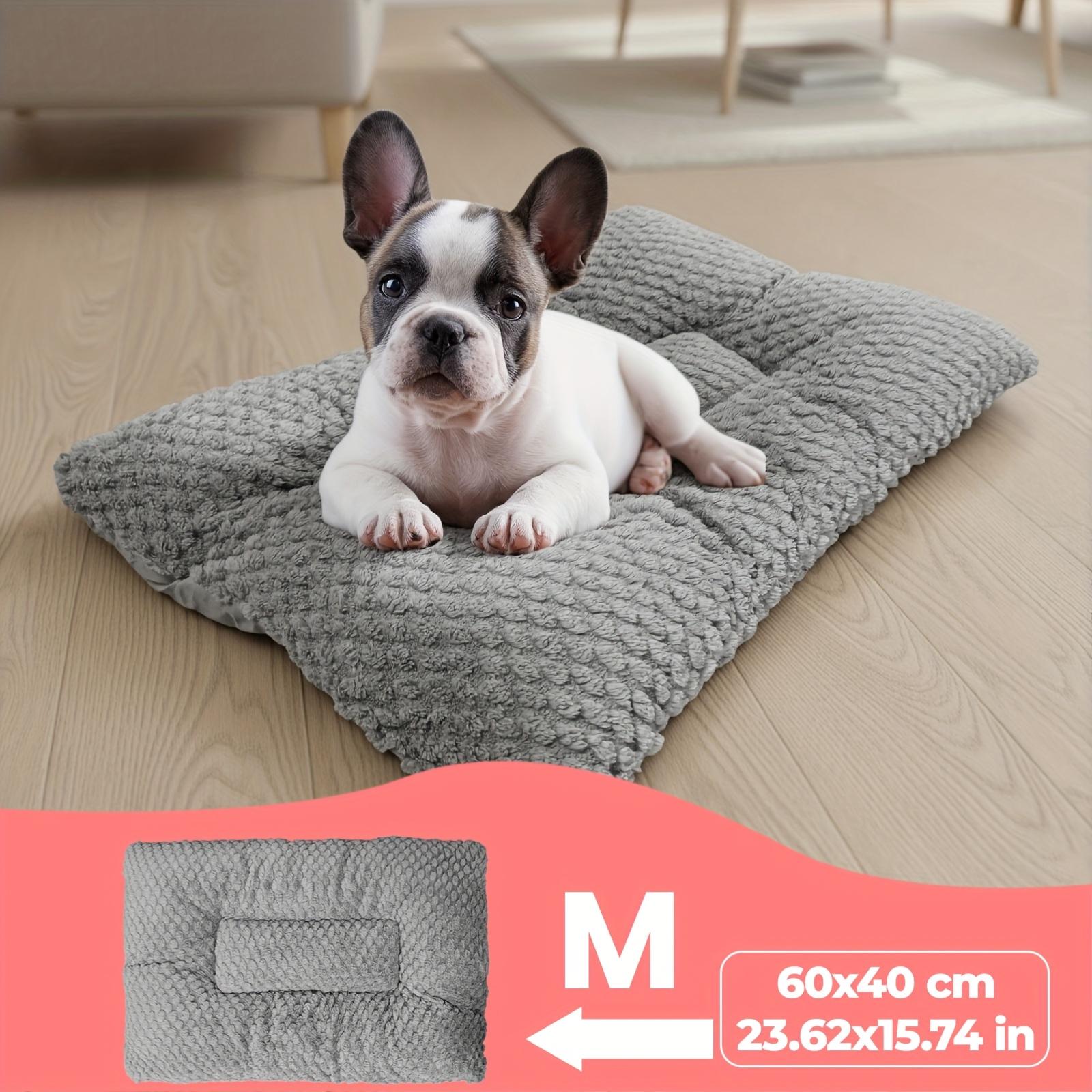 

2025 new soft cotton cushion pet litter kennel cat litter wholesale kennel plush cushion square M (60x40 cm) темно-серого