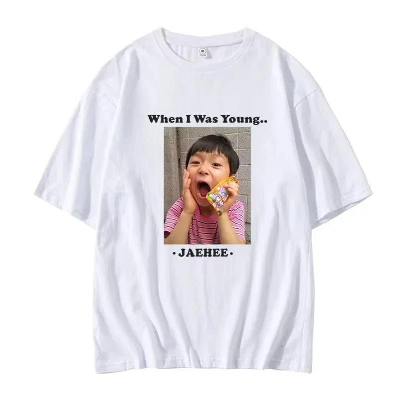 NCTWISH Concert When I Was Young with The Same Loose Summer Fashion Men Women Cotton T-shirt Short-sleeved Round Neck Clothes