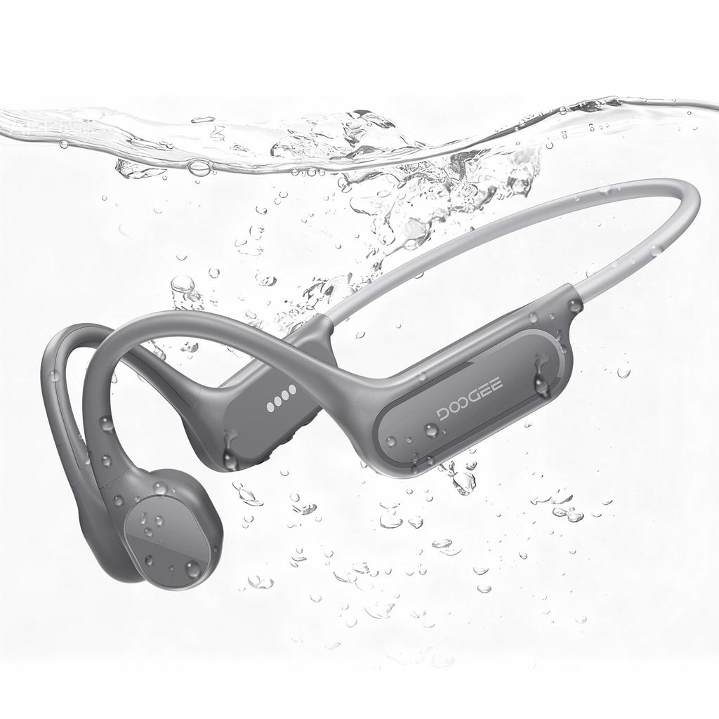 DOOGEE BoneBeat Swim Lite Bone Conduction Sports Headphones Wireless Bluetooth 5.4 Headset IP68 Waterproof for Running, Cycling