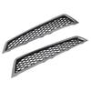 4PCS Front Bumper Lower Grille Mesh and Molding Kit Enhances Appearance Long Durability 71104STXA00
