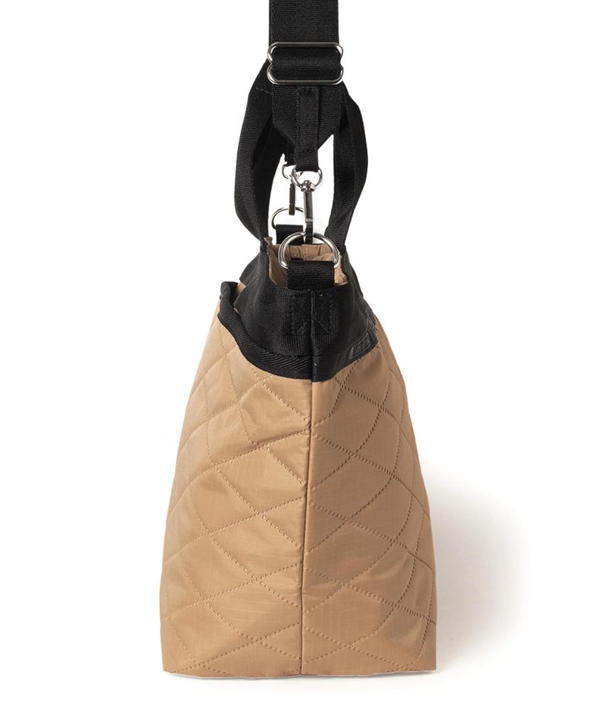 BUCKET Cross Deboss TOTE/1116/Tannin