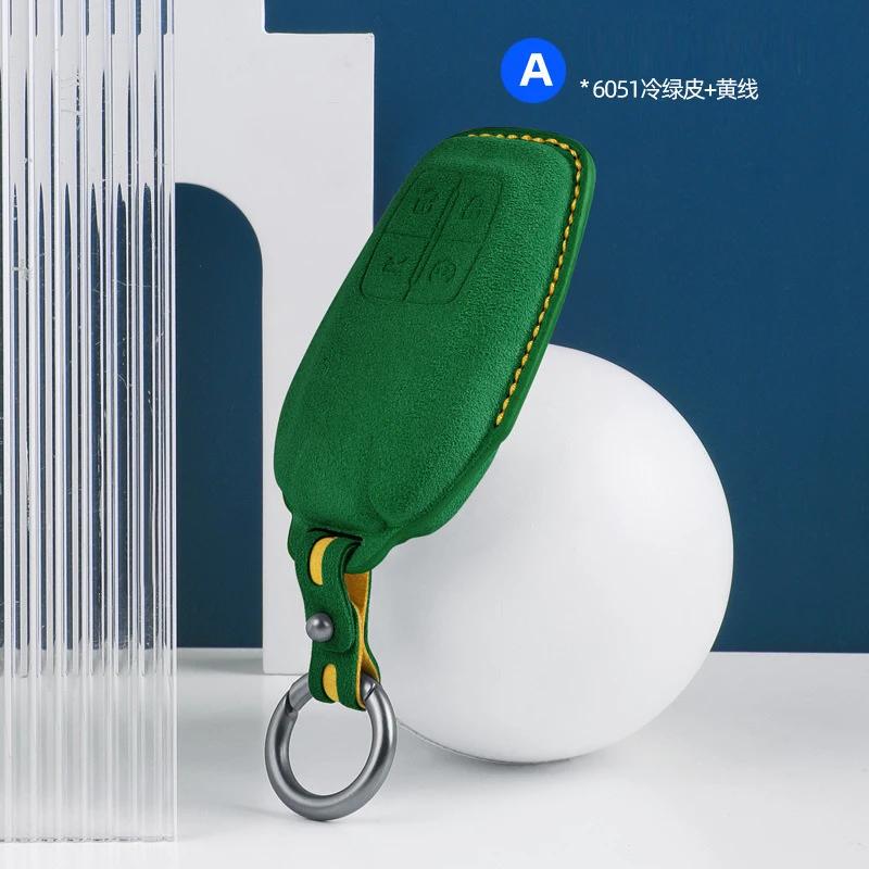 Car Key Case Cover Shell Fob for Ferrari 488 Roma SF90 F8 Protofino 812 458 F430 4 Buttons Car Remote Keychain Accessories MQ1