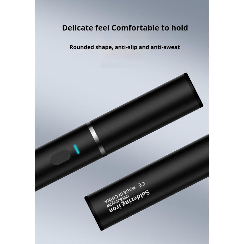 Mini USB Cordless Soldering Iron 5V Portable Adjustable Temperature Soldering Pen DIY Handheld Soldering Kit