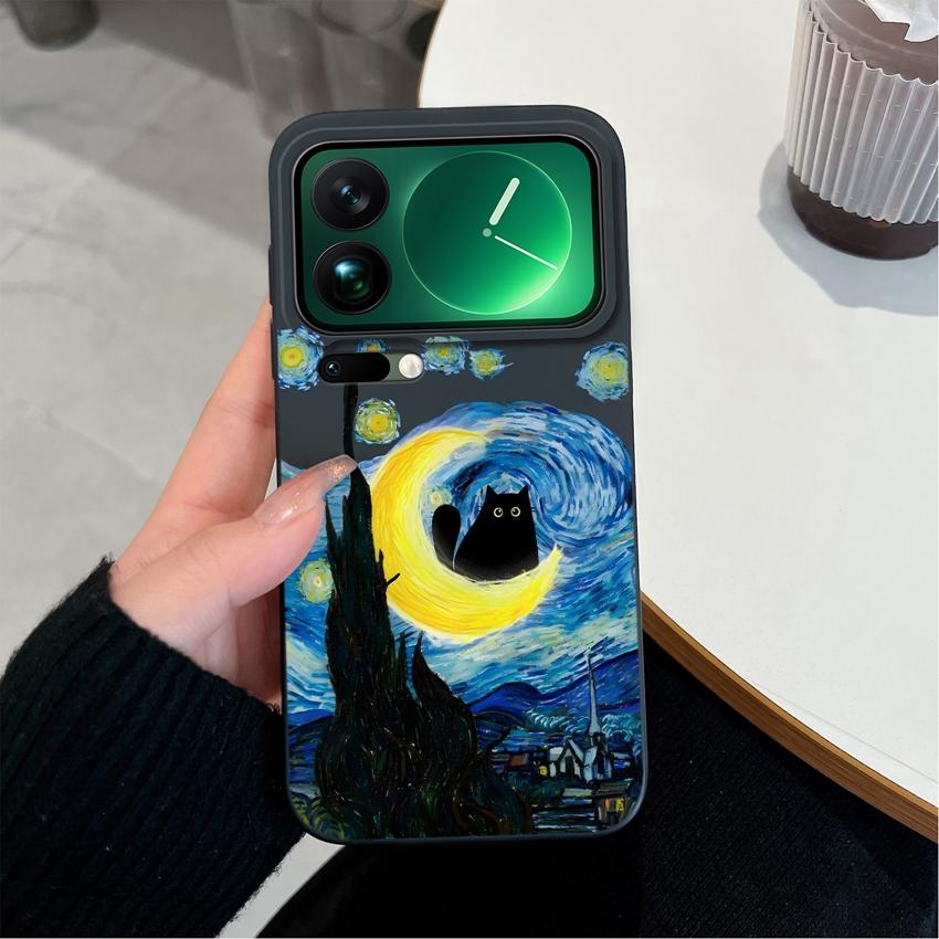 Für Xiaomi 17 Pro Max 15T Poco M7 Plus F8 Ultra 5G Stoßfeste Hülle Verspieltes Jungen Mädchen Muster Weiche Flüssigsilikon Handyhülle Für Xiaomi Bumper Shell