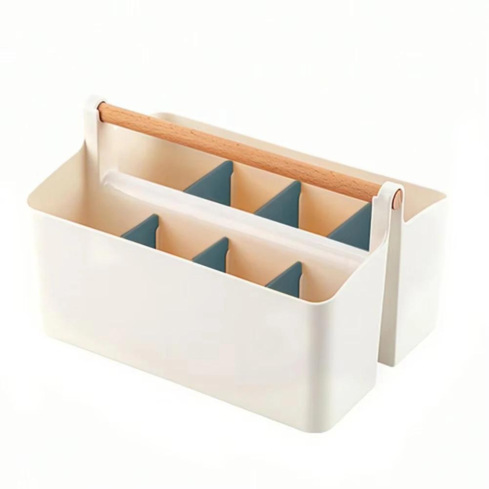 Portable Desktop Pen Holder Multifunctional Storage Holder Large Capacity Marker Pen Stationery Storage Box Desktop Organizer