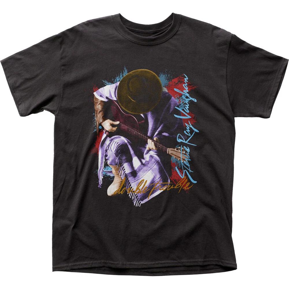 Stevie Ray Vaughan In Step Mens T Shirt Rock And Roll Classic Band Tee New Black