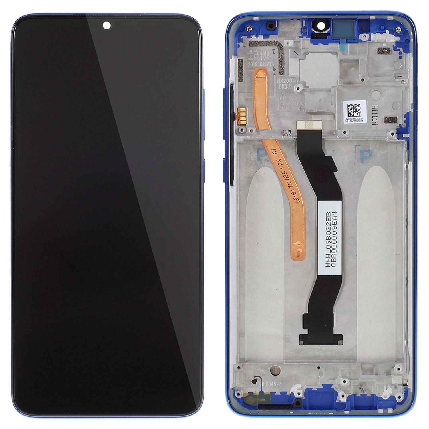 

Для Xiaomi Redmi Note 8 Pro Клас S OEM РК-екран та тачскрін в зборі+Рамка Частина (без логотипу) Blue