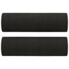 Vidaxl 2-Cz. Relaxation Set With Cushions, Black, Fabric