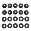 10 Pairs Table Foosball Bushings Black 15.8mm Table Football Board Bearings for 5529 Foosball Table Shafts